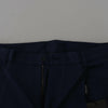 Dolce & Gabbana Blue Chinos Cotton Stretch Casual Shorts