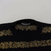 Dolce & Gabbana Black Gold D&G Crystal Cashmere Sweater