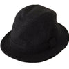 Dolce &amp; Gabbana Grauer Fedora-Trilby-Cappello-Hut aus Schurwolle mit Logo