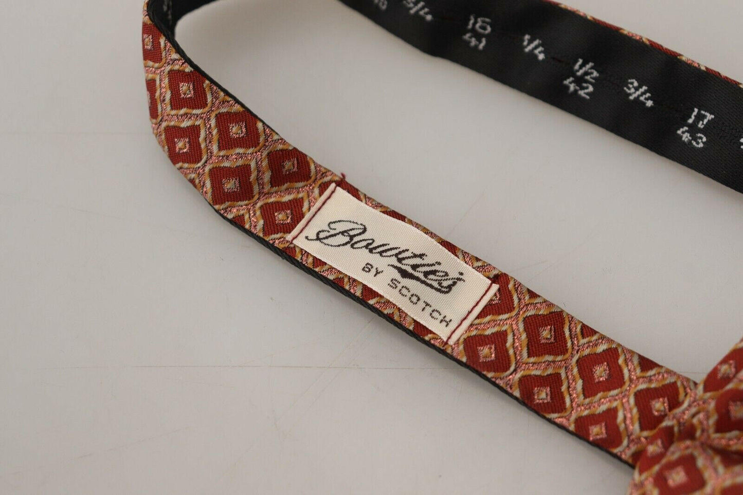 Scotch & Soda Multicolor Silk Adjustable Neck Papillon Men Bow Tie