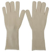 Dolce & Gabbana White Cashmere Knitted Hands Mitten Mens Gloves
