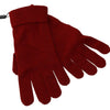 Dolce & Gabbana Red 100% Cashmere Knit Hands Mitten Mens Gloves