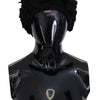 Bonnet élégant en laine vierge noire Dolce &amp; Gabbana