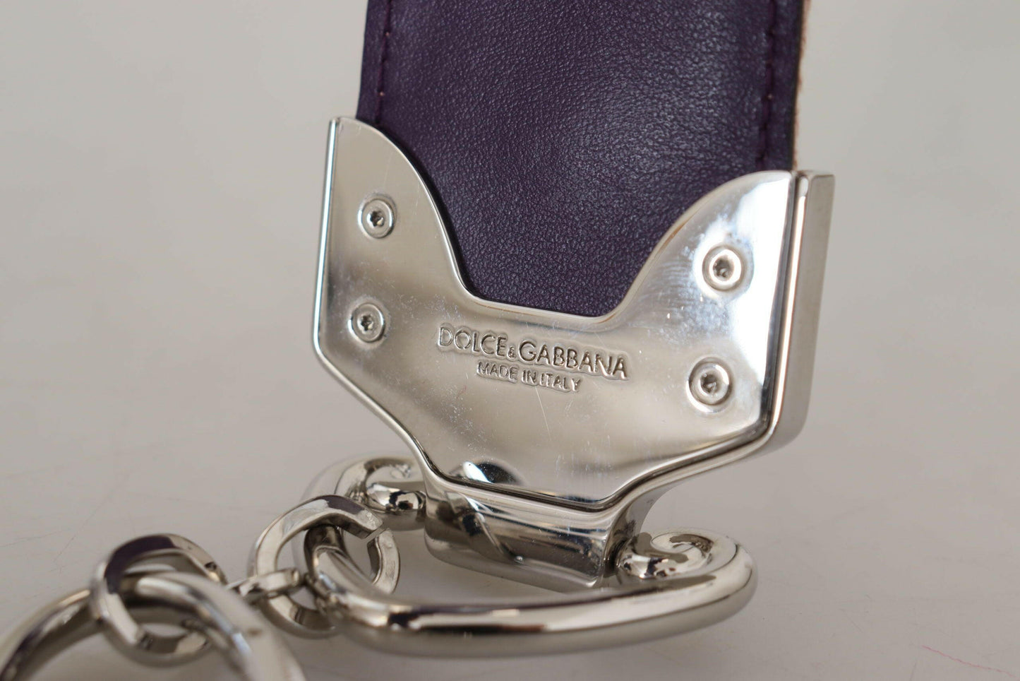 Dolce &amp; Gabbana – Schultergurt aus Metall mit mehrfarbigen Blumenapplikationen