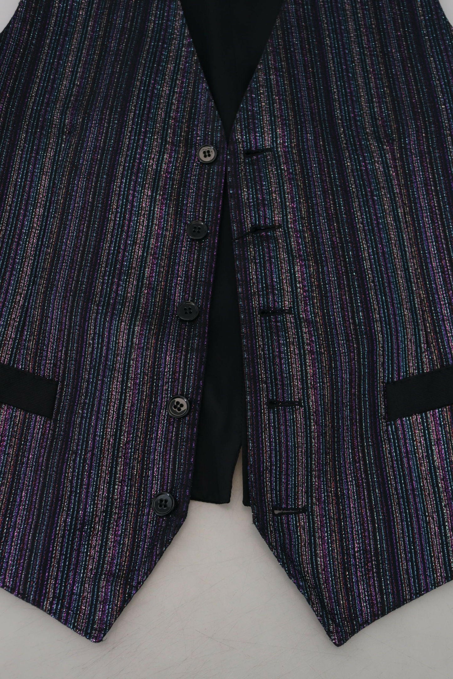 Dolce &amp; Gabbana Mehrfarbige Weste aus Polyester, formelle Weste