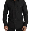 Dolce & Gabbana Dark Green Cotton Slim Fit Casual Men Shirt