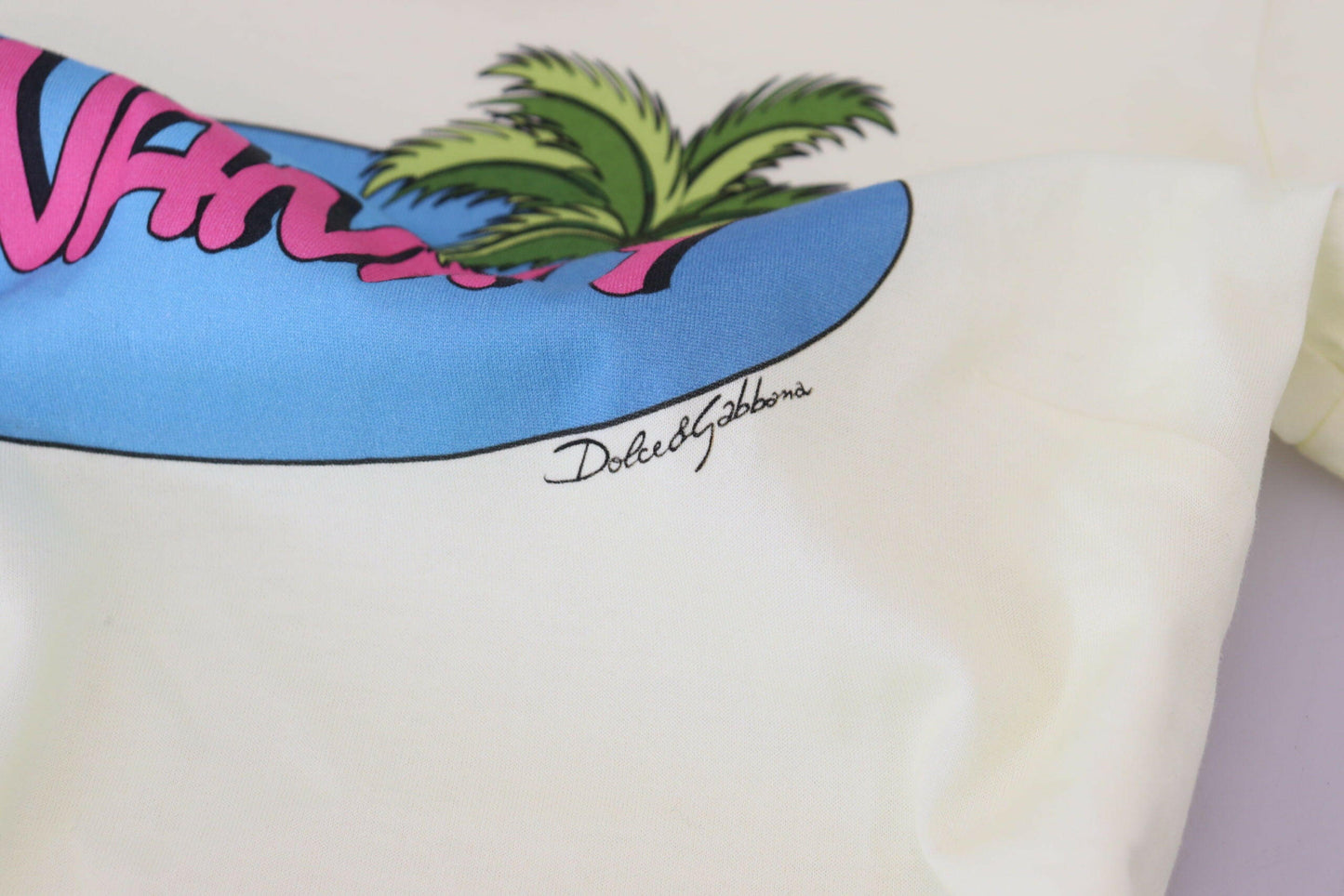 T-shirt Dolce &amp; Gabbana en coton jaune élégant avec imprimé chic