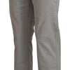 Pantalon élégant en coton mélangé gris Jeckerson