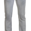 Dolce & Gabbana Gray Washed Skinny Men Denim Jeans