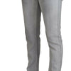 Dolce & Gabbana Gray Washed Skinny Men Denim Jeans