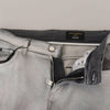 Dolce & Gabbana Gray Washed Skinny Men Denim Jeans