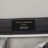 Dolce & Gabbana Gray Washed Skinny Men Denim Jeans