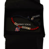 Dolce & Gabbana Red Blue Beaded DG LOVES LONDON Flag Branded Bracelet