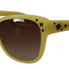 Dolce & Gabbana Yellow Acetate Frame Stars Embellishment DG4124 Sunglasses