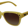 Dolce & Gabbana Yellow Acetate Frame Stars Embellishment DG4124 Sunglasses