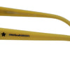 Dolce & Gabbana Yellow Acetate Frame Stars Embellishment DG4124 Sunglasses