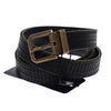 Dolce & Gabbana Blue Leather Logo Belt