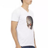 T-shirt Trussardi Action en coton blanc pour homme