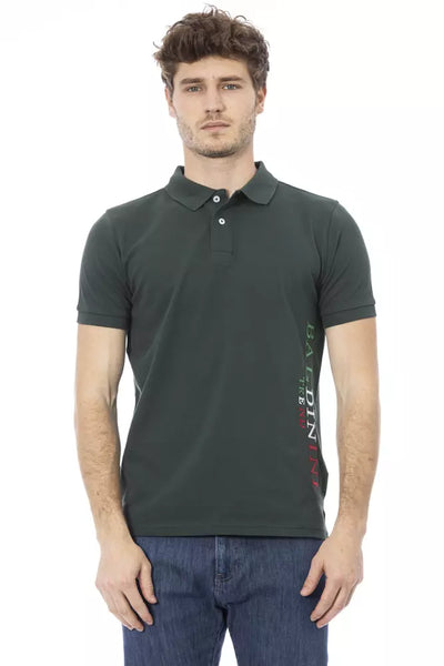 Baldinini Trend Polo Homme En Coton Vert