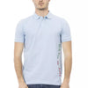 Baldinini Trend Light Blue Cotton Men Polo Shirt