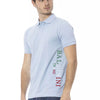 Baldinini Trend Light Blue Cotton Men Polo Shirt