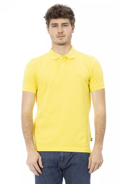 Polo homme en coton jaune tendance Baldinini