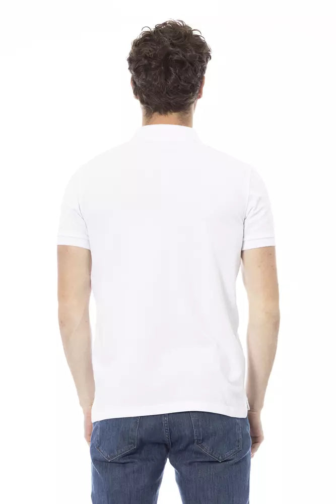 Polo homme en coton blanc tendance Baldinini