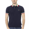 Polo homme en coton bleu tendance Baldinini