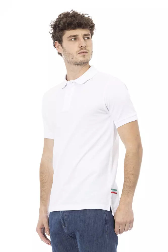 Polo homme en coton blanc tendance Baldinini