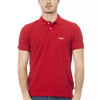 Polo homme en coton rouge tendance Baldinini