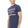 T-shirt homme en coton bleu tendance Baldinini