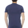 T-shirt homme en coton bleu tendance Baldinini