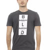 Baldinini Trend Graues Baumwoll-T-Shirt