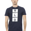Baldinini Trend Blaues Baumwoll-T-Shirt