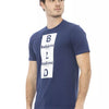 T-shirt homme en coton bleu tendance Baldinini