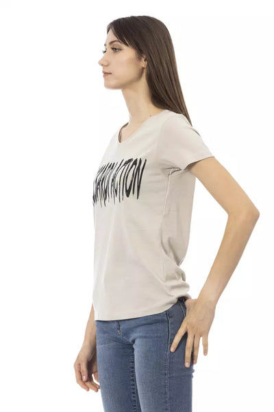 Trussardi Action Beige Baumwoll-T-Shirt