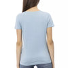 Trussardi Action Light Blue Cotton Women T-Shirt
