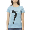 Trussardi Action Light Blue Cotton Women T-Shirt