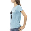 Trussardi Action Light Blue Cotton Women T-Shirt
