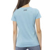 Trussardi Action Light Blue Cotton Women T-Shirt