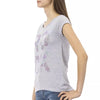 Trussardi Action Gray Cotton Women T-Shirt