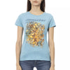Trussardi Action Light Blue Cotton Women T-Shirt