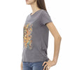 T-shirt Trussardi Action en coton gris pour femme