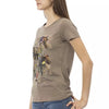 T-shirt Trussardi Action en coton marron pour femme