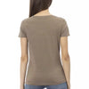 T-shirt Trussardi Action en coton marron pour femme