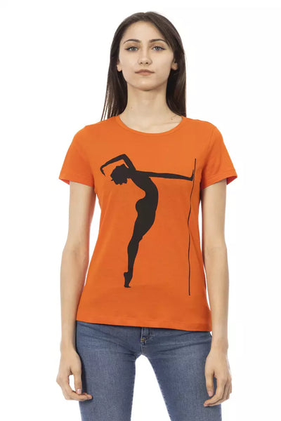 Trussardi Action Orange Baumwoll-T-Shirt