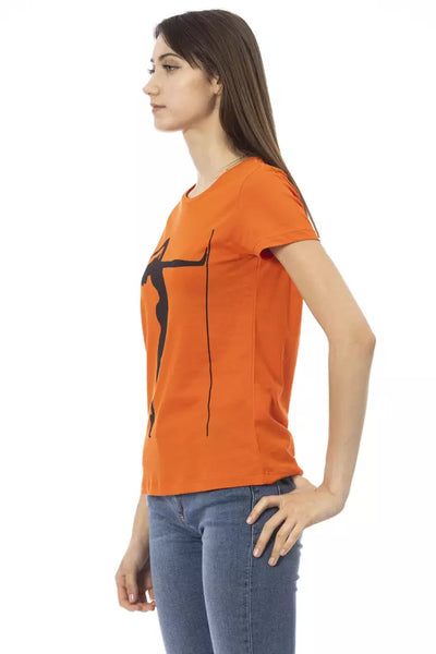 Trussardi Action Orange Baumwoll-T-Shirt