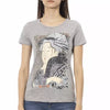 Trussardi Action Graues Baumwoll-T-Shirt