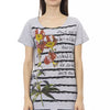 Trussardi Action Gray Cotton Women T-Shirt