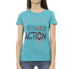 Trussardi Action Light Blue Cotton Women T-Shirt